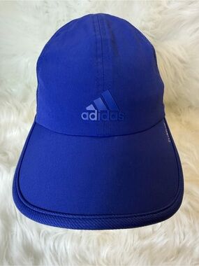 Adidas Climalite Royal Blue Adjustable Performance Running Baseball Cap Hat OSFM